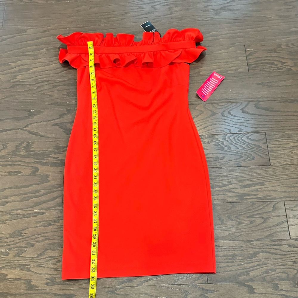 Not for sale. Ralph Lauren Red Off-Shoulder Dress - Picture 12 of 15
